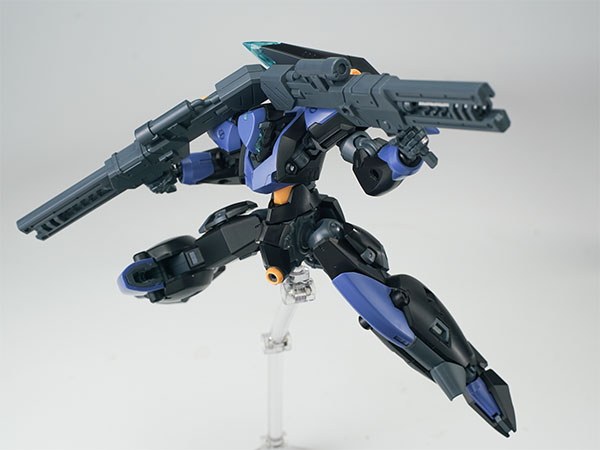 SHEIK MAINLAND ULTRA ACTION TROOPER Series Franz-alpha 1/144 Plastic Model Kit (Black x Blue)