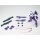 SHEIK MAINLAND ULTRA ACTION TROOPER Series Franz-alpha 1/144 Plastic Model Kit (Purple x White) imagen 2