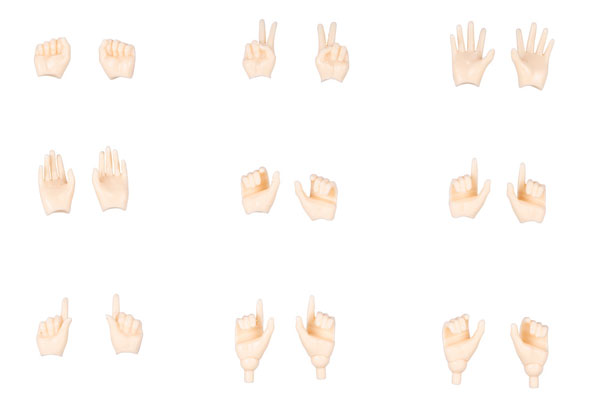 Kotobukiya MEGAMI DEVICE M.S.G 09 HAND SET SKIN COLOR A
