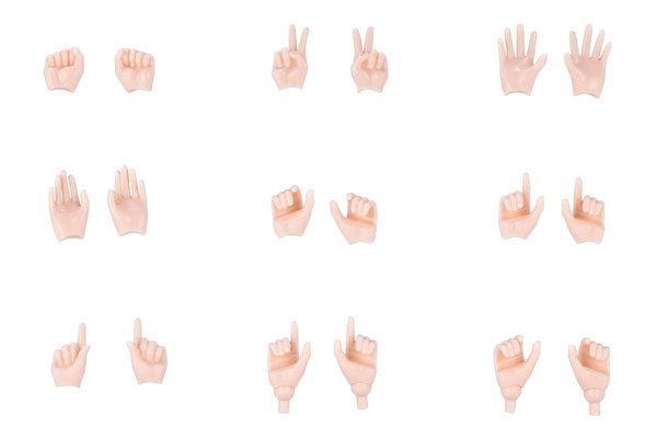 Kotobukiya MEGAMI DEVICE M.S.G 09 HAND SET SKIN COLOR B