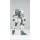 SHEIK MAINLAND ULTRA ACTION TROOPER Series V-gilante 1/144 Scale Plastic Model Kit (White) gambar 2