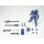 SHEIK MAINLAND ULTRA ACTION TROOPER Series V-gilante 1/144 Scale Plastic Model Kit (Blue) imagen 8