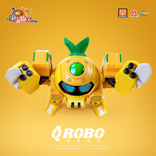 Yilichuangwan Fruity ROBO QROBO Pineapple Slasher Plastic Model Kit