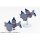 StudioSYUTO SYUTO Tiny Scale 1/350 "Evangelion: New Theatrical Edition" UNAF Close Air Support VTOL Aircraft YAGR-3B Plastic Model Bild 5