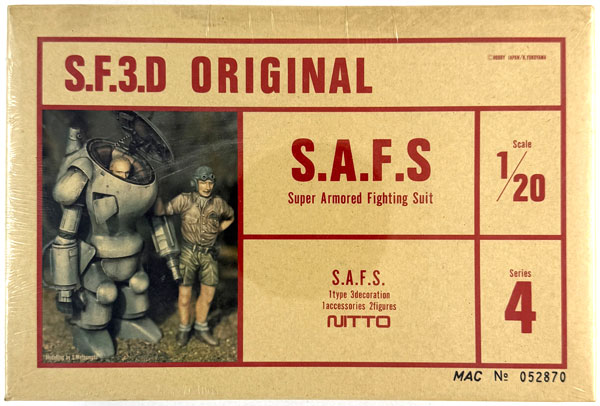 NITTO S.F.3.D ORIGINAL 1/20 Series 4 S.A.F.S Plastic Model
