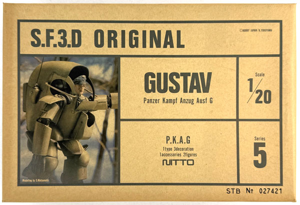NITTO S.F.3.D ORIGINAL 1/20 Series 5 GUSTAV Plastic Model image 1