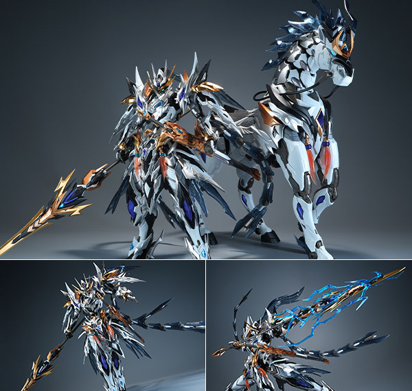 MOTOR NUCLEAR MNP-XH05WA Tianyou Star Zhao Yun Dragon Gallant General Mighty Color Plastic Model Kit รูปภาพ 1