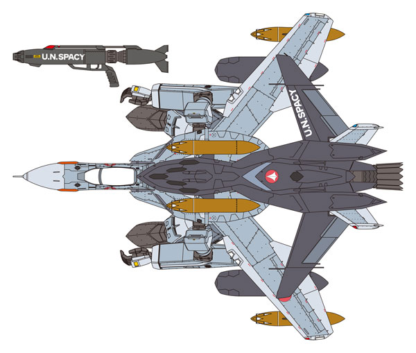 Hasegawa 1/72 VF-0A Gerwalk w/Ghost "Macross Zero" Plastic Model