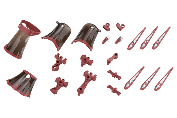 Kotobukiya M.S.G Modeling Support Goods MECHA SUPPLY36 MISSION CLOAK DEEP RED Ver.