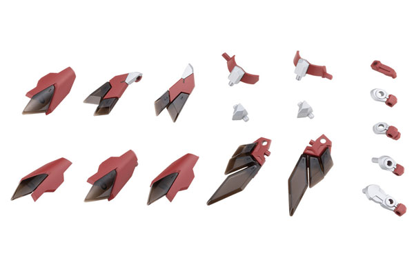Kotobukiya M.S.G Modeling Support Goods MECHA SUPPLY37 EXPANSION ARMOR Type E DEEP RED ver. Bild 1