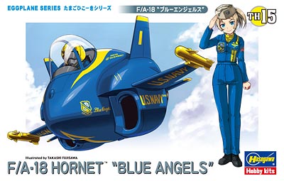 Hasegawa Egg Plane - TH15 F/A-18 "Blue Angels" Plastic Model imagen 1