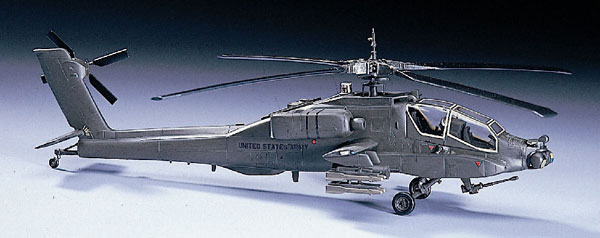 Hasegawa 1/72 AH-64A Apach Plastic Model