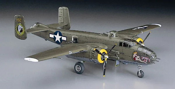 Hasegawa 1/72 B-25J Mitchell Plastic Model