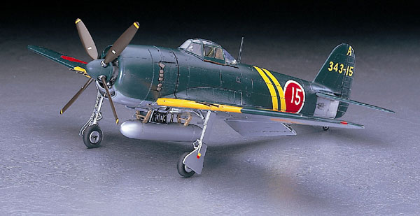Hasegawa 1/48 Kawanishi N1K2-J Local Fighter Plane Shiden Kai "Early Version" Plastic Model