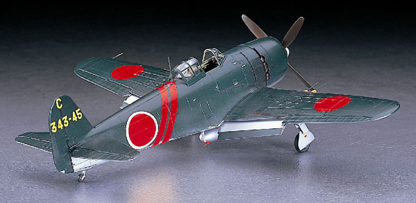 Hasegawa 1/48 Kawanishi N1K2-J Local Fighter Plane Shiden Kai "Late Version" Plastic Model
