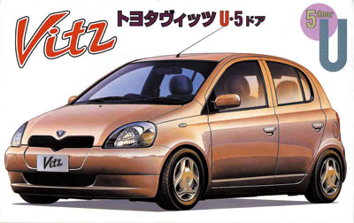 Fujimi 1/24 Inch-up Series No.023 Toyota Vitx U Type 5 Doors Plastic Model imagen 1
