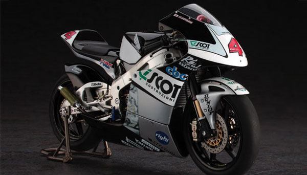 Hasegawa 1/12 Scott Racing Team Honda RS250RW "2009 WGP Champion" Plastic Model Bild 1
