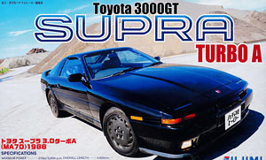 Fujimi 1/24 Inch-up Series No.025 Toyota Supra 3.0 Turbo A 1987 Plastic Model 图片 1