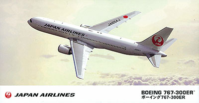 Hasegawa 1/200 JAL Boeing 767-300ER Plastic Model