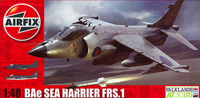 Airfix 1/48 BAe Sea Harrier FRS-1 Plastic Kit image 1