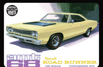 AMT 1/25 1968 Plymouth Roadrunner Plastic Model