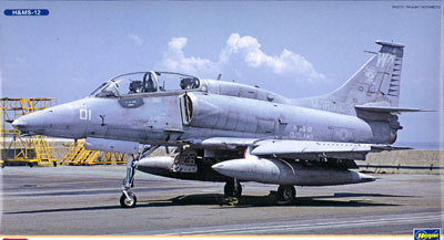 Hasegawa 1/72 Airplane Series OA-4M Skyhawk "H & MS Combo" Plastic Model