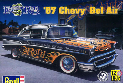 Revell USA 1/25 "Ed Roth" '57 Chevy Bel Air Plastic Model