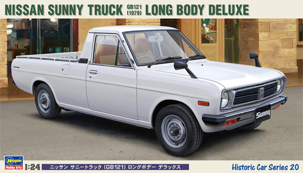 Hasegawa 1/24 Nissan Sunny Truck (GB121) Long Body Deluxe Plastic Model