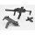 Tomytec LittleArmory LA009 1/12 MP7A1 Type Plastic Model Bild 5