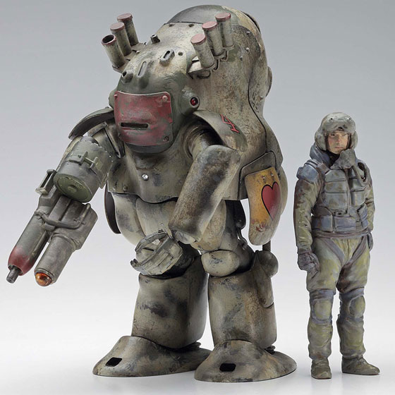 Hasegawa Maschinen Krieger 1/20 Robot Battle V 44 Type Heavy Armor Combat Suit for the Moon's Surface MK44 Ammoknights (Smartgun Equipment Type)