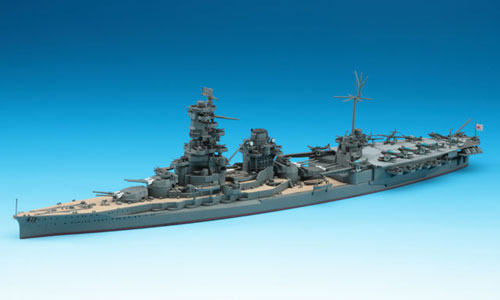 Hasegawa 1/700 ウォーターライン 航空巡洋艦 伊勢 プラモデル 画像 1