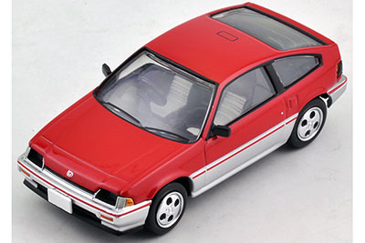 Tomytec Tomica Limited Vintage LV-N124a Honda Ballade Sports CR-X 1.5i (Red/Silver)