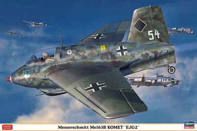 Hasegawa 1/32 Aircraft Series Messerschmitt Me163B Komet "2nd Replacement Fighter Wing" Plastic Model