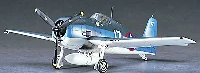 Hasegawa 1/48 F6F-3 ヘルキャット USS エセックス プラモデル 画像 1