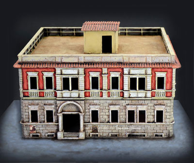 Italeri 1/72 WW.II Berlin House Diorama Accessory Set Plastic Model