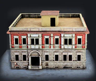 Italeri 1/72 WW.II Berlin House Diorama Accessory Set Plastic Model 图片 1