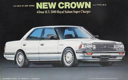 Fujimi 1/24 Inch-up Series No.32 Toyota Crown (130 Type 2000 Royal Saloon Supercharger) Plastic Model