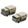 Kaiyodo mini Q Miniature Cube - 008 JGSDF 3 1/2 Ton Truck New & Old Set (Type 73 Large Truck) Complete Figure Bild 2
