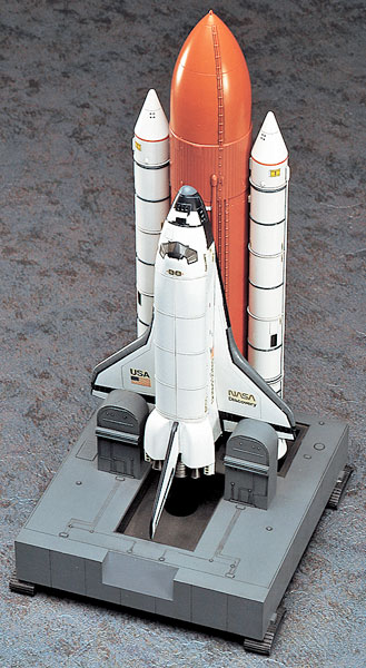 Hasegawa 1/200 Space Shuttle Orbiter w/Booster Plastic Model image 1