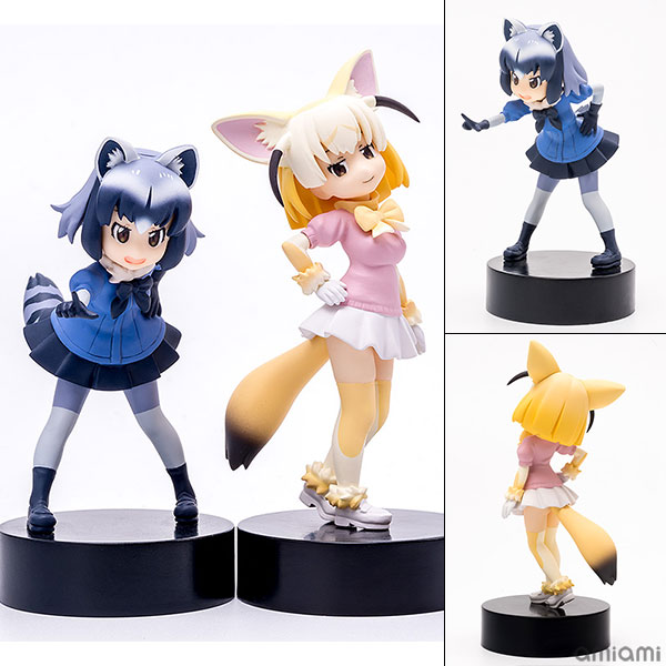 Max Factory PLAMAX MF-29 minimum factory Kemono Friends My Pace Chasers [Common Raccoon & Fennec] 1/20 image 1