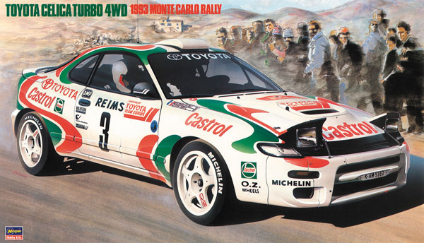 Hasegawa 1/24 Toyota Celica Turbo 4WD "1993 Monte Carlo Rally" Plastic Model Kit