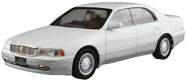 Aoshima The Model Car No.114 1/24 Toyota UZS141 Crown Majesta C Type '91 Plastic Model Kit