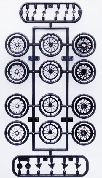 Fujimi Wheel Series No.14 1/24 Normal Wire Silver Type 17 Inch image 1