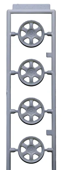 Fujimi Wheel Series No.20 1/24 Volk Racing TE37 17 Inch 圖片 1