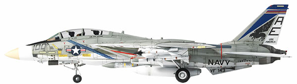 Doyusha SGOT! Plastic Model Vol.6 1/72 US Navy F-14A Tomcat "VF-143 Pukin Dogs" Plastic Model