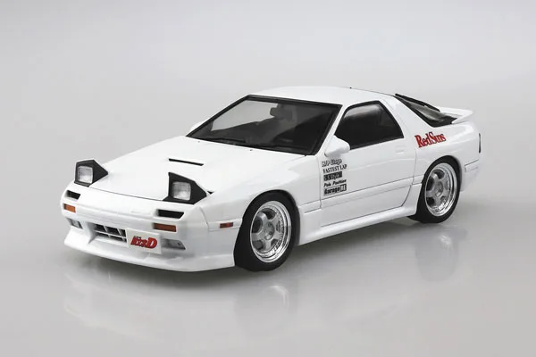 Aoshima 1/24 Initial D No.3 Ryosuke Takahashi FC3S RX-7 Plastic Model รูปภาพ 1