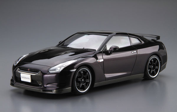 Aoshima 모델카 No.35 1/24 닛산 R35 GT-R 스펙-V '09 플라스틱 모델 이미지 1