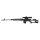 Platz 1/12 Realistic Weapon Series Realistic Rifle (3Types 2 Each) Gun Metallic Coating Ver. รูปภาพ 2