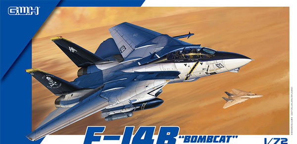 Great Wall Hobby 1/72 US Navy F-14B Carrier Fighter Plastic Model