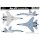 Great Wall Hobby [Bonus] 1/48 Su-27 Flanker B Plastic Model hình ảnh 6